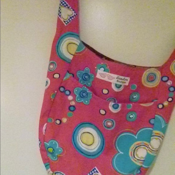 Handmade reversible camo slouchy hobo bag - Picture 4 of 4